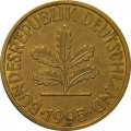 ФРГ 10 пфеннигов 1995 год - J