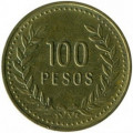Колумбия 100 песо 1992 год