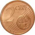 Германия 2 евроцента 2015 год (A)