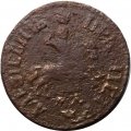 1 копейка 1705 год NД Пётр I (1699 - 1725) - F+
