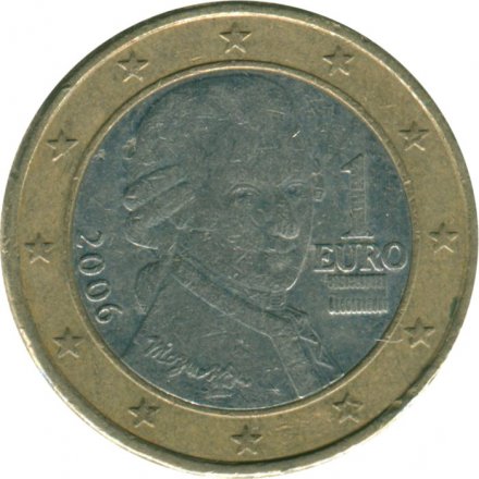 Австрия 1 евро 2006 год