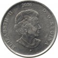 Канада 25 центов 2006 год - Борьба с раком молочной железы (цветная)