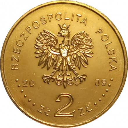 Польша 2 злотых 2009 год - Польская дорога к свободе. Выборы 4 июня 1989 года