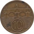 Чехословакия 10 геллеров 1932 год