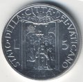 Ватикан 5 лир 1950 год Папа Пий XII