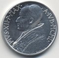 Ватикан 5 лир 1950 год Папа Пий XII