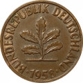 ФРГ 2 пфеннига 1958 год (G)