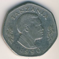 Танзания 20 шиллингов 1990 год