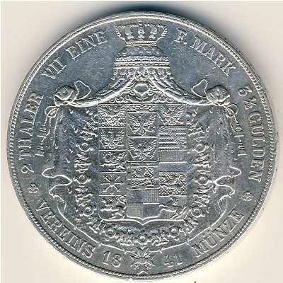 Пруссия 2 талера 1841 год