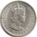 Малайя и Британское Борнео 10 центов 1957 год (KN)