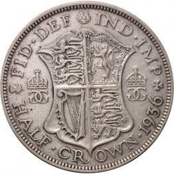 Великобритания 1/2 кроны 1936 год