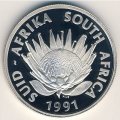 ЮАР 1 рэнд 1991 год - 100-летие Школы Медсестер В ЮАР (Proof)