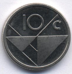 Аруба 10 центов 2006 год