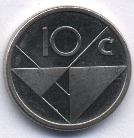 Аруба 10 центов 2006 год