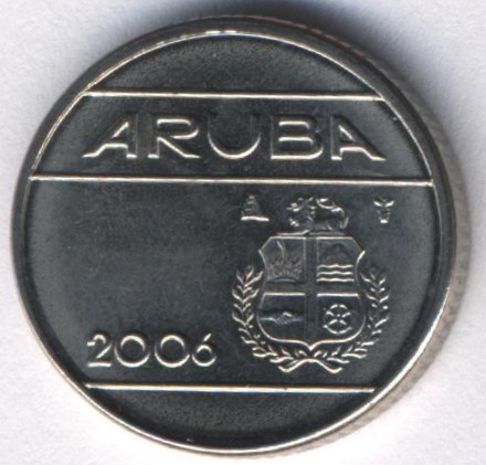 Аруба 10 центов 2006 год