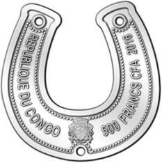 Конго 500 франков 2017 год - Подкова на удачу