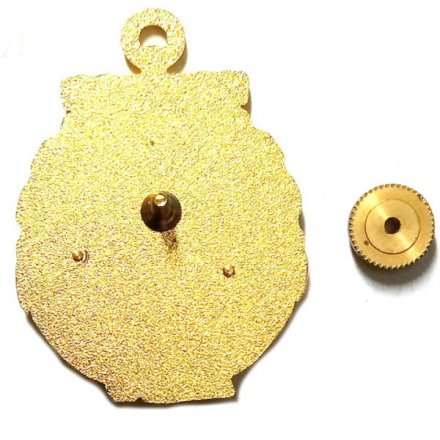 Знак Подводный крейсер К-186 &quot;Омск&quot;. 25 лет (золотистый)