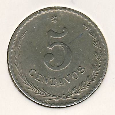 Парагвай 5 сентаво 1903 год