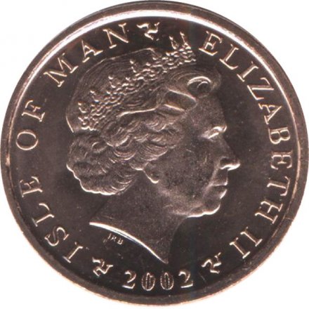 Остров Мэн 1 пенни 2002 год - Руины древней часовни (&quot;AA&quot; на реверсе)
