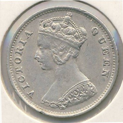 Гонконг 10 центов 1901 год