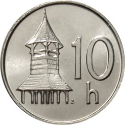 Словакия 10 геллеров 2000 год UNC