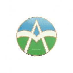 Значок Япония. Префектура Акита. Зарубежная команда обучения. 1981 год