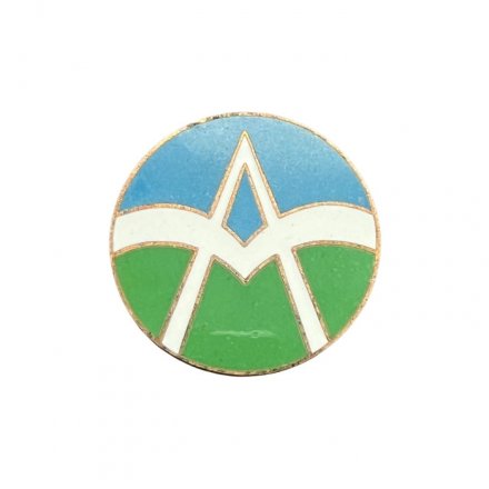 Значок Япония. Префектура Акита. Зарубежная команда обучения. 1981 год