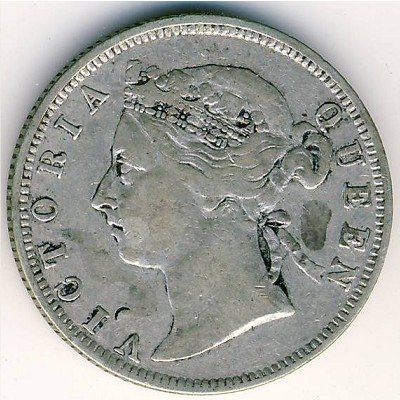 Гонконг 20 центов 1895 год