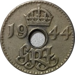 Папуа - Новая Гвинея 3 пенса 1944 год