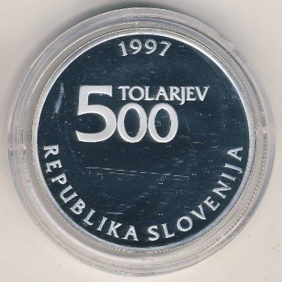 Словения 500 толаров 1997 год