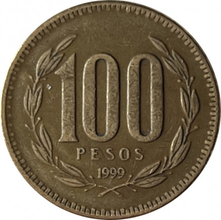 Чили 100 песо 1999 год