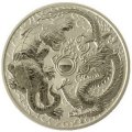 Австралия 1 доллар 2018 год - Дракон и Тигр
