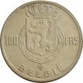 Бельгия 100 франков 1949 год (BELGIE) - Монетное отношение аверс/реверс (180°)