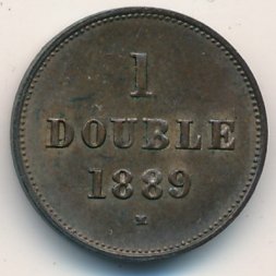 Гернси 1 дубль 1889 год