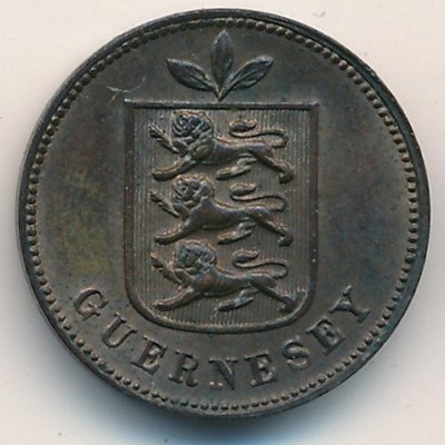 Гернси 1 дубль 1889 год