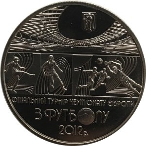 Украина 5 гривен 2011 год - Чемпионат Европы по футболу