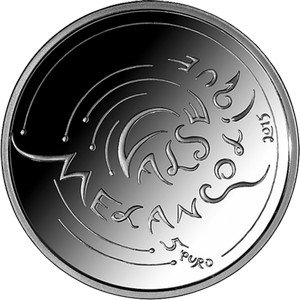Латвия 5 евро 2015 год - Меланхолический вальс