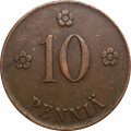 Финляндия 10 пенни 1919 год