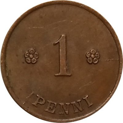 Финляндия 1 пенни 1919 год