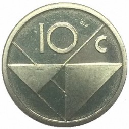 Аруба 10 центов 2018 год