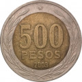 Чили 500 песо 2003 год