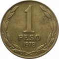 Чили 1 песо 1978 год - Бернардо О’Хиггинс