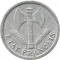 Франция 2 франка 1943 год - Режим Виши (без отметки МД)