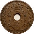 Дания 5 эре 1934 год - Король Кристиан X