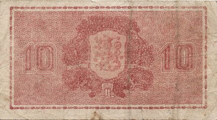 Финляндия 10 марок 1945 год - Сосна