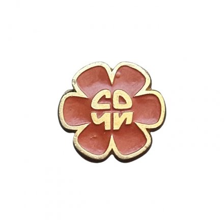 Значок Сочи. Цветок