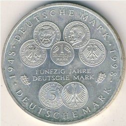 ФРГ 10 марок 1998 год