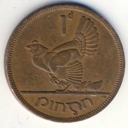 Ирландия 1 пенни 1965 год