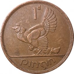 Ирландия 1 пенни 1965 год
