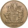 Исландия 1 крона 1961 год